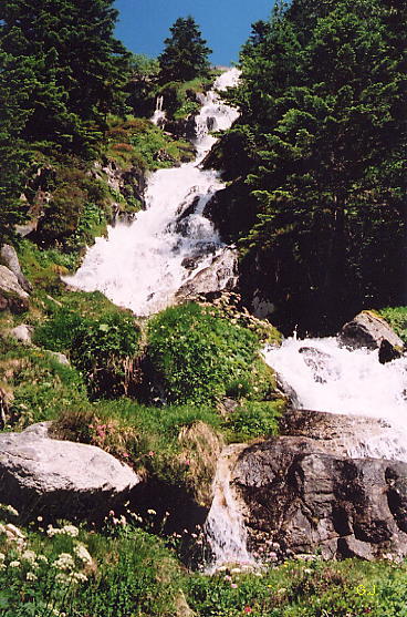 Cascades du ruisseau du pic Arrouy.