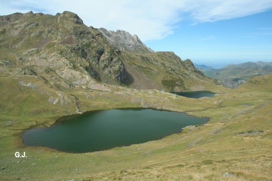 Lac du Lavedan et Lac d'Uzious.